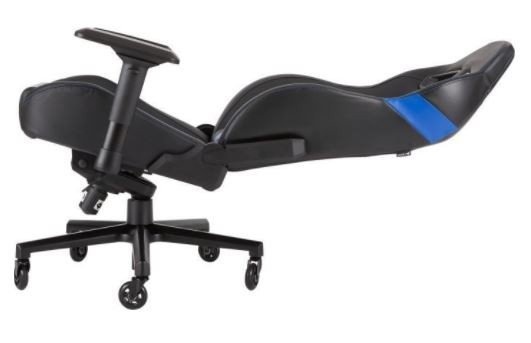 Corsair Fotel gamingowy T2 Road Warrior czarny/niebieski