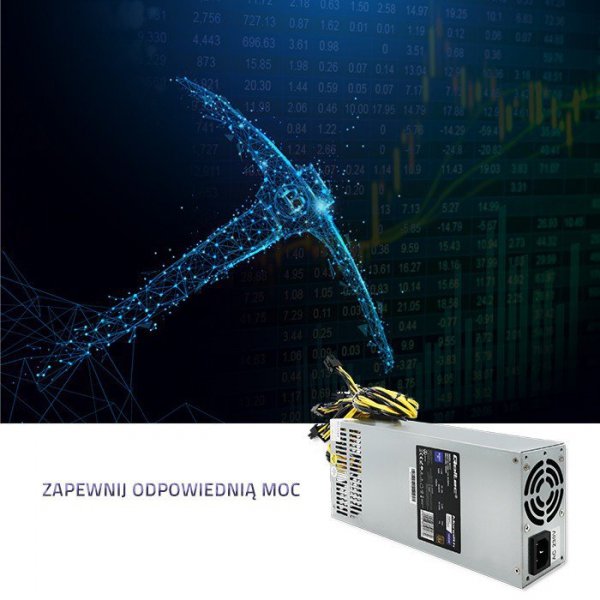Qoltec Zasilacz PCI-E Smart 1600W | 80 Plus Gold
