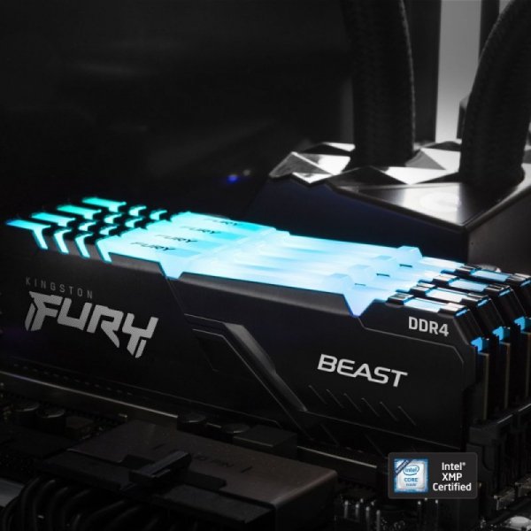 Kingston Pamięć DDR4 FURY Beast RGB 16GB(2* 8GB)/3600 CL17