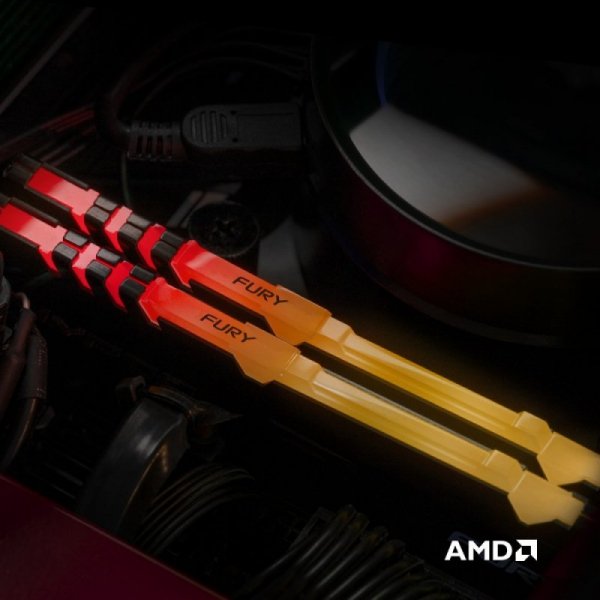 Kingston Pamięć DDR4 FURY Beast RGB 16GB(2* 8GB)/3600 CL17