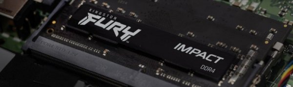 Kingston Pamięć DDR4 FURY Impact SODIMM 16GB(1*16GB)/2666 CL16