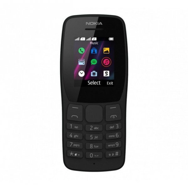 Nokia Telefon 110 LTE 4G DUAL SIM BLACK