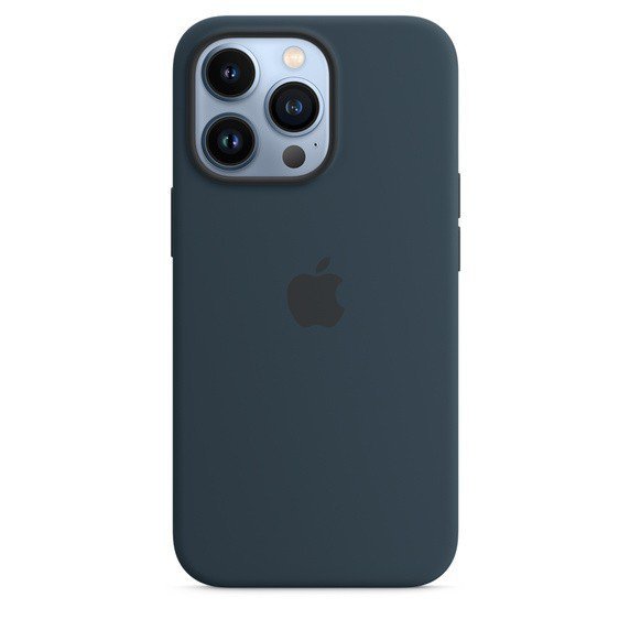 Apple Etui silikonowe z MagSafe do iPhonea 13 Pro - błękitna toń
