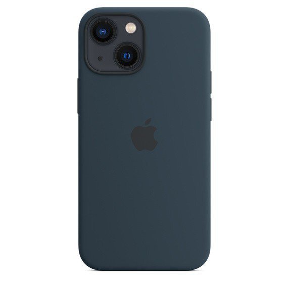 Apple Etui silikonowe z MagSafe do iPhonea 13 mini - błękitna toń