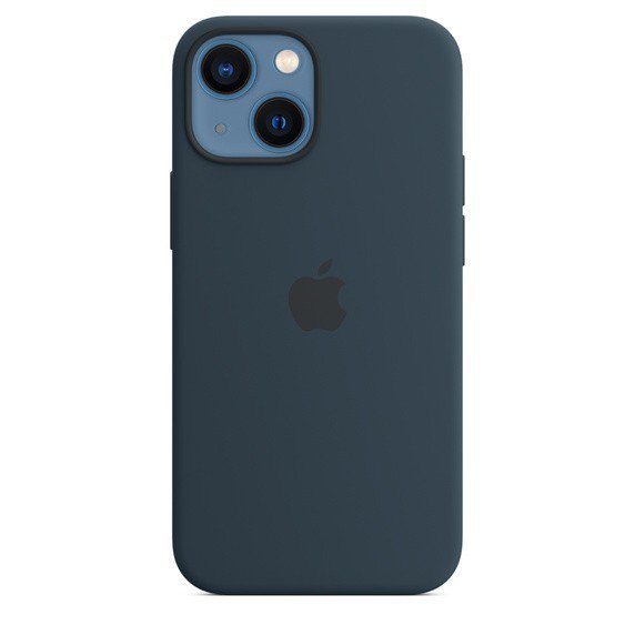 Apple Etui silikonowe z MagSafe do iPhonea 13 mini - błękitna toń