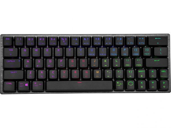 Cooler Master Klawiatura bezprzewodowa SK622 (Cherry MX Red) podświetlenie RGB mechaniczna low profile