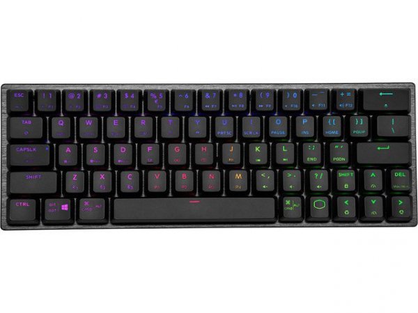 Cooler Master Klawiatura bezprzewodowa SK621 (Cherry MX Red) podświetlenie RGB mechaniczna low profile