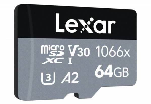 Lexar Karta pamięci microSDXC  64GB 1066x 160/70MB/s CL10 adapter