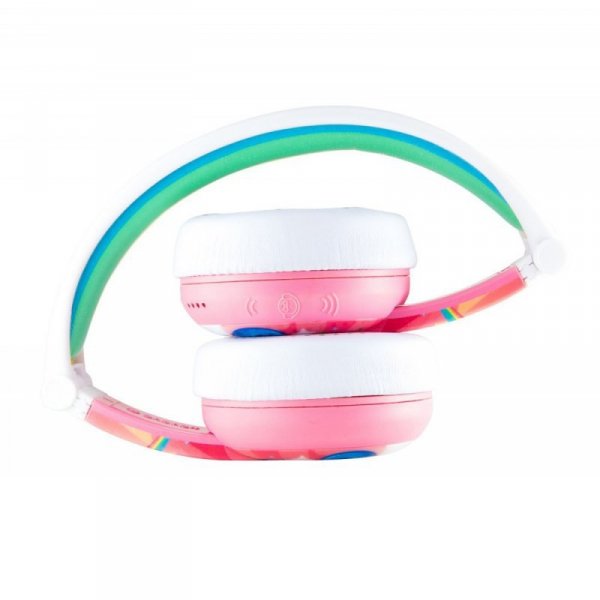 Buddy Phones Słuchawki Bluetooth Wave Unicorn różowy