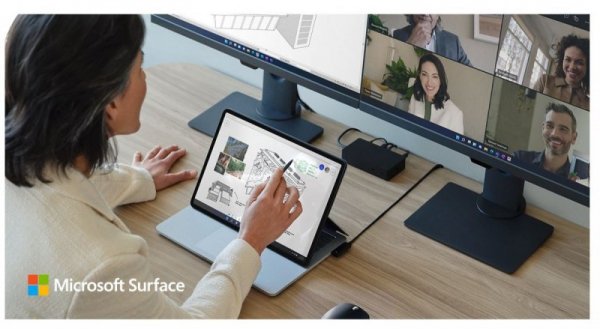 Microsoft Surface Laptop Studio Win10Pro i7-11370H/32GB/2TB/RTX3050Ti 4GB/14.4&#039; Commercial Platinum AI5-00034