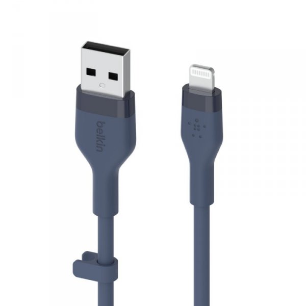 Belkin Kabel BoostCharge USB-A do Lightning silikonowy 1m, niebieski