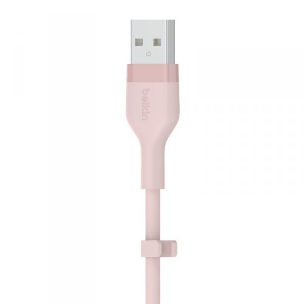 Belkin Kabel BoostCharge USB-A do Ligtning silikonowy 2m, różowy