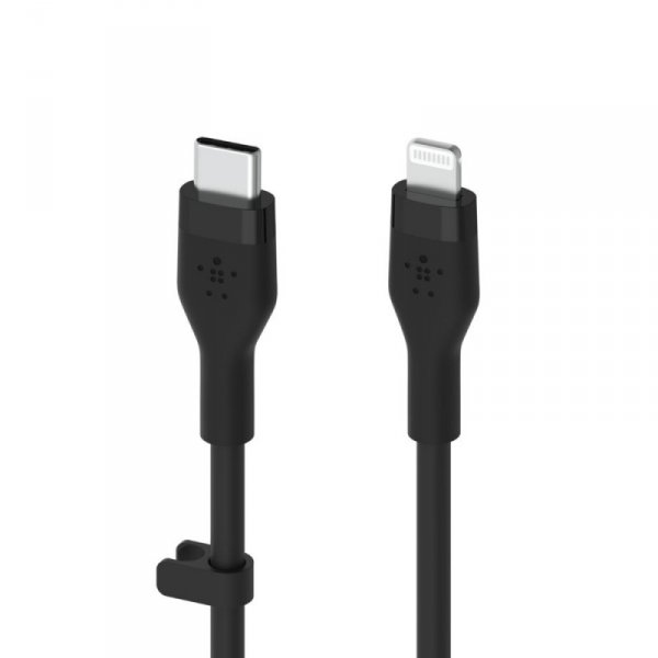 Belkin Kabel BoostCharge USB-C do Lightning silikonowy 2m, czarny
