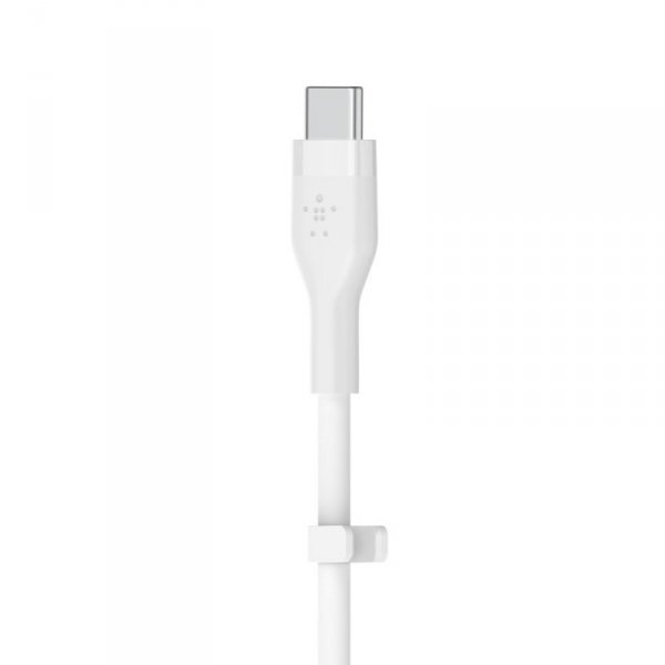 Belkin Kabel BoostCharge USB-C do Lightning silikonowy 2m, biały