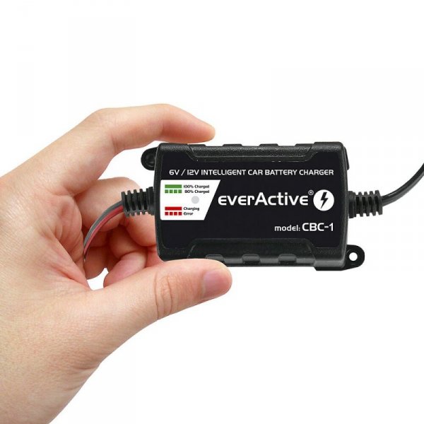 everActive Prostownik samochodowy do akumulatora 6V/12V automatyczny