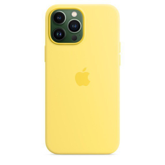 Apple Etui silikonowe z MagSafe do iPhonea 13 Pro Max - skórka cytryny