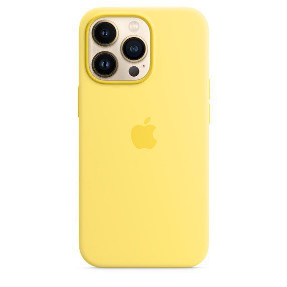 Apple Etui silikonowe z MagSafe do iPhonea 13 Pro - skórka cytryny