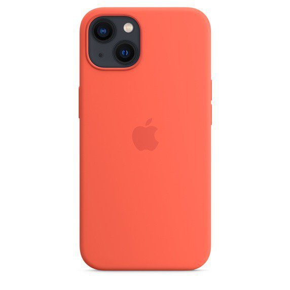 Apple Etui silikonowe z MagSafe do iPhonea 13 - nektarynka