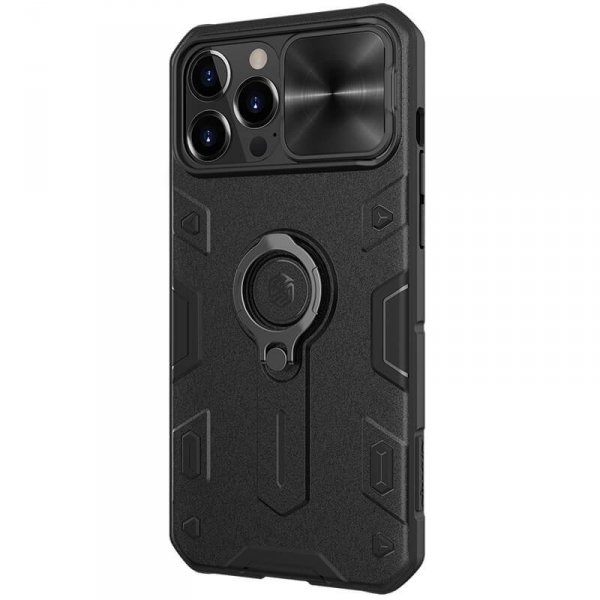 Nillkin Etui CamShield Armor Metal Apple iPhone 13 Pro Max (Bez wycięcia na logo) Czarny