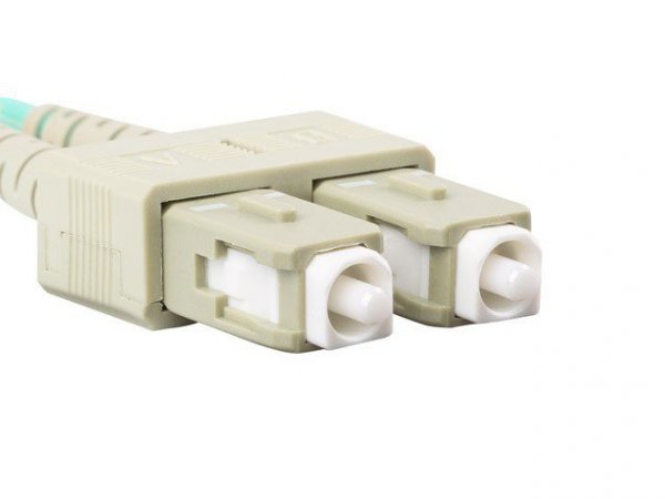 Lanberg Patchcord światłowodowy Mm Sc/Upc-Sc/Upc Duplex 3.0mm 5m Aqua