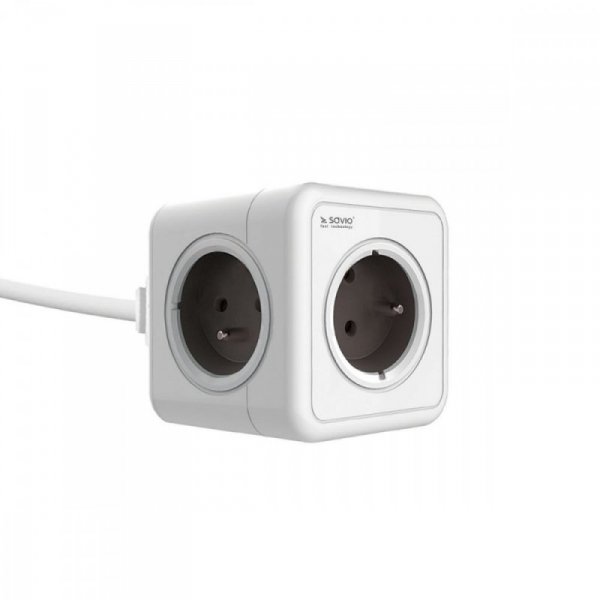 Savio Listwa zasilająca Powercube, 5 gniazd, przewód 3m, PC-03