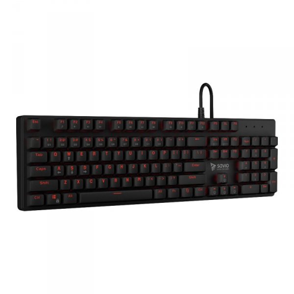 Savio Mechaniczna Klawiatura Gamingowa, Outemu RED, Tempest RX Full Red