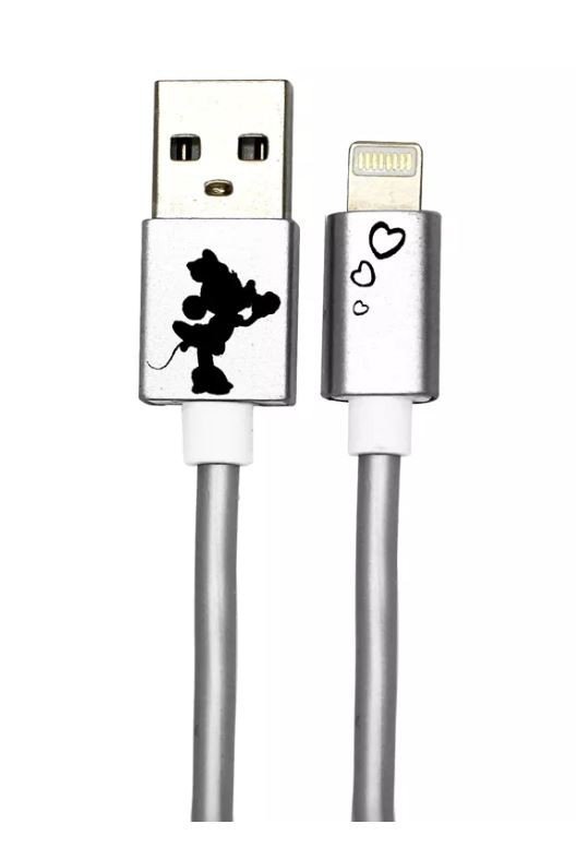 Disney Kabel USB Lightning 1m Minnie serca