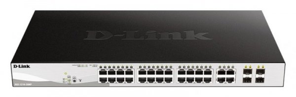 D-Link Przełącznik DGS-1210-28MP 24GE PoE+ 4SFP