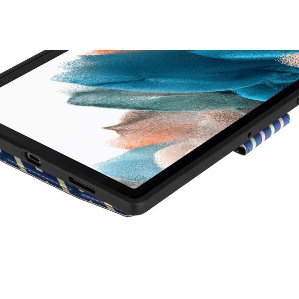 Gecko Covers Pokrowiec Kids na tablet Samsung Galaxy Tab A8 niebiesko-różowe paski