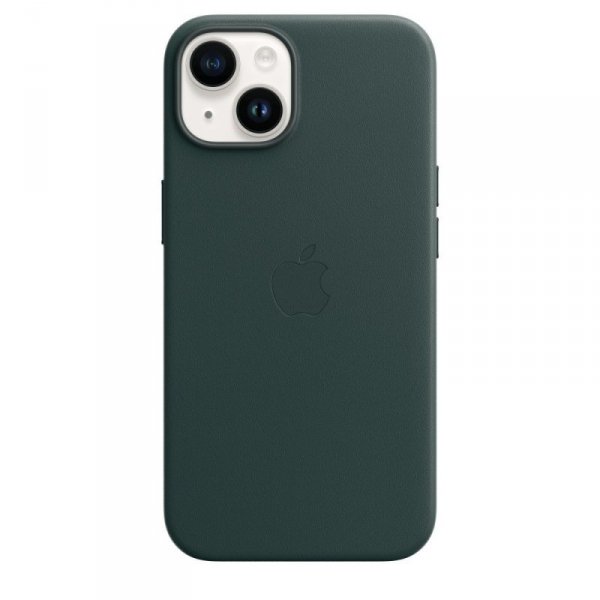 Apple Etui skórzane z MagSafe do iPhone 14 - leśna zieleń