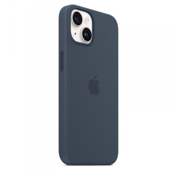 Apple Etui silikonowe z MagSafe do iPhone 14 - sztormowy błękit