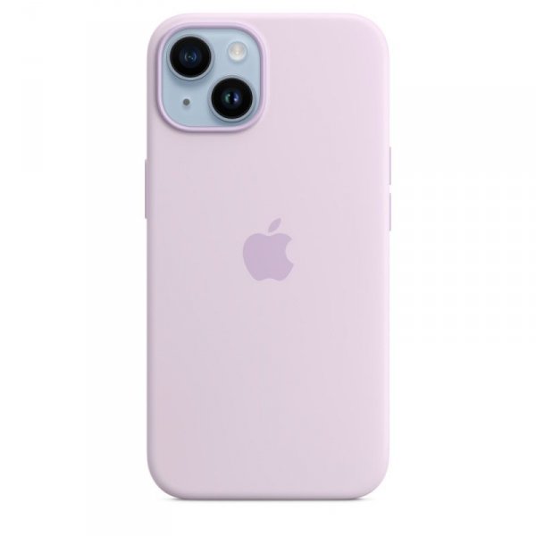 Apple Etui silikonowe z MagSafe do iPhone 14 - liliowe