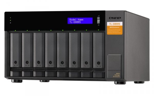 QNAP Obudowa TL-D800S-EU 8 wnęk 3.5 cala SATA HDD JBOD