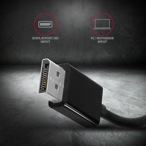 AXAGON RVD-VGN Adapter DisplayPort -&gt; VGA FullHD 1920x1200