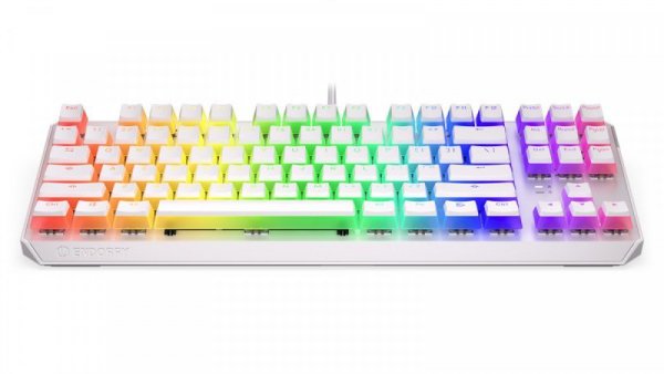 Endorfy Klawiatura gamingowa - Thock TKL OWH P. Kailh BL RGB