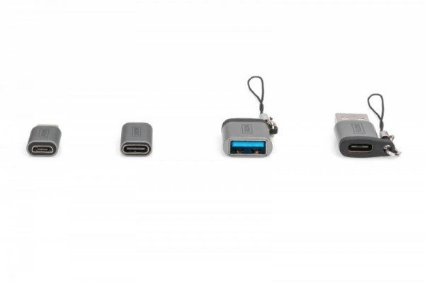 Digitus Zestaw adapterów USB Premium - 4 częściowy