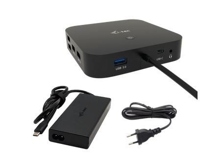 i-tec Stacja dokująca USB-C HDMI Dual DP Docking Station Power Delivery 100 W + i-tec Universal Charger 100 W