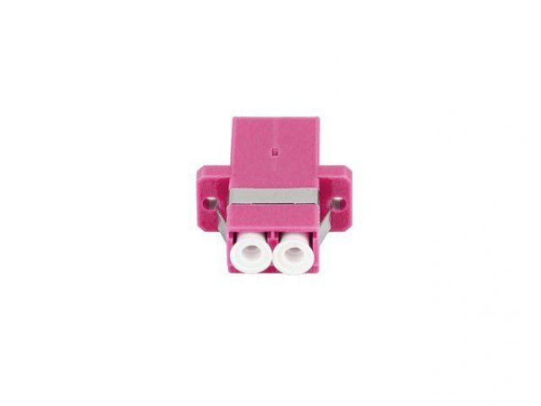 Lanberg Adapter światłowodowy MM LC/UPC duplex OM4