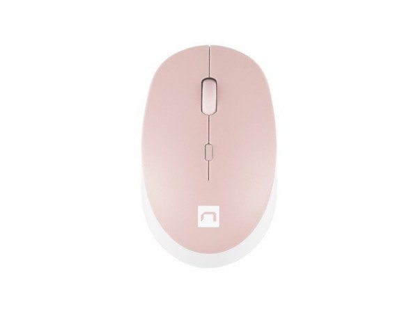 Natec Mysz bezprzewodowa Harrier 2 Bluetooth 5.1 biało-różowa