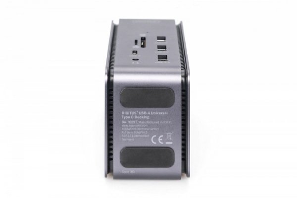 Digitus Stacja dokująca USB 4.0 Typ C, 14-portów 8K 30Hz HDMI, DP 1.4, PD 3.0, SD microSD, RJ45