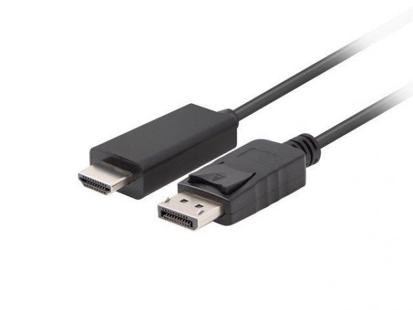 Lanberg Kabel DisplayPort (M) V1.1 -&gt; HDMI (M) 1.8m czarny