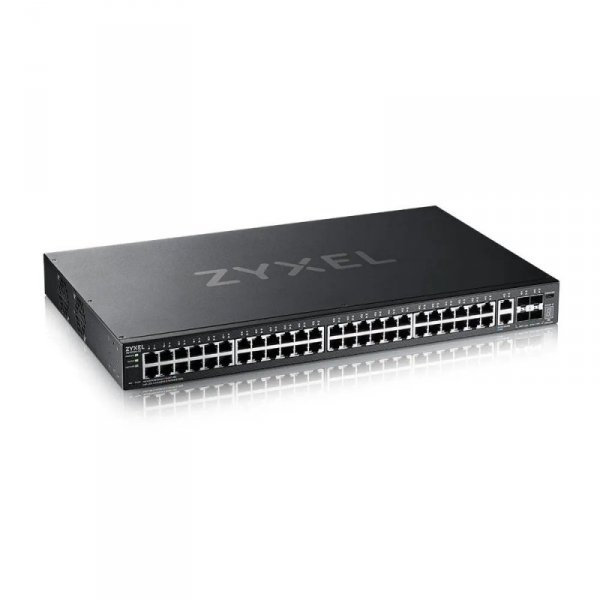Zyxel Przełącznik zarządzalny XGS2220-54-EU0101 F L3, 24x1G RJ45 2x10mG