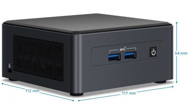 Intel Mini PC BNUC11TNHI50Z02 i5-1135G7 2DDR4 USB3/HDMI/WIFI