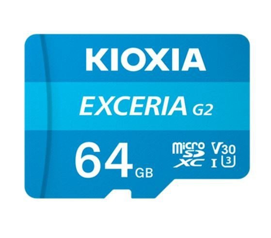 Kioxia Karta pamięci microSD 64GB Gen2 UHS-I U3 adapter Exceria