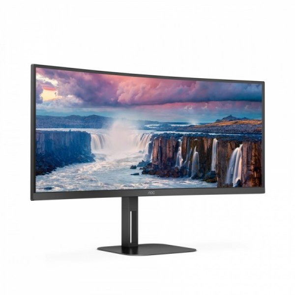 AOC Monitor CU34V5C 34 cali Curved VA 100Hz HDMI DP USB-C