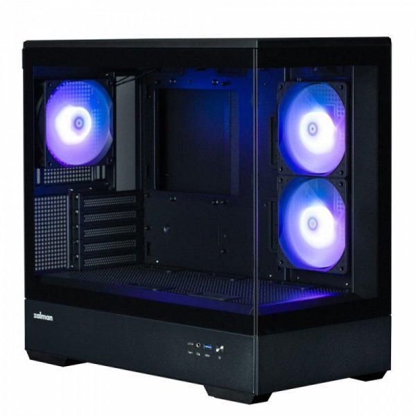 Zalman Obudowa P30 MicroATX Mini Tower 3 Wentylatory RGB Czarna