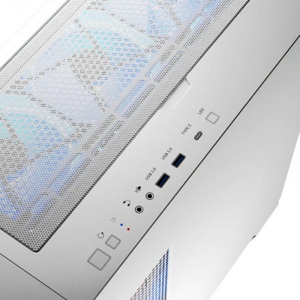 MODECOM Obudowa Komputerowa Horizon ARGB Flow Midi Biała
