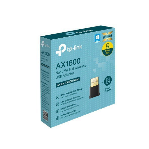 TP-LINK Karta sieciowa Archer TX20U Nano USB Adapter AX1800