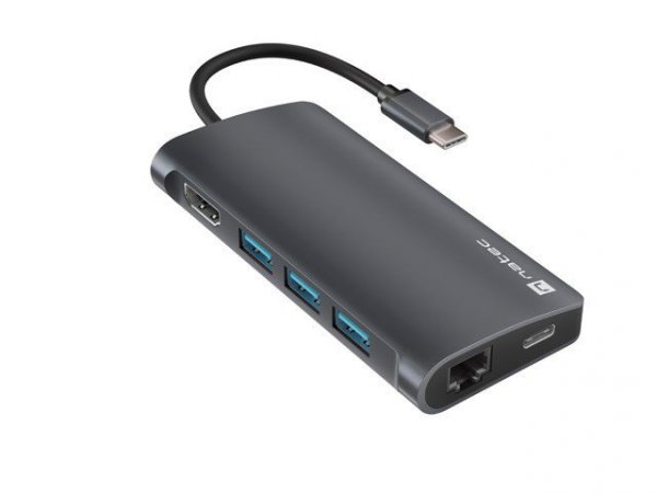 Natec Multiport Adapter Fowler 2 V2 USB-C-&gt;HUB USB 3.0 3X, HDMI4K
