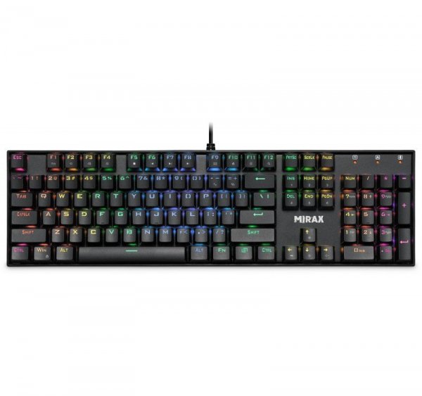 Defender Klawiatura mechaniczna MIRAX GK-352 podświetlenie RGB Czarna